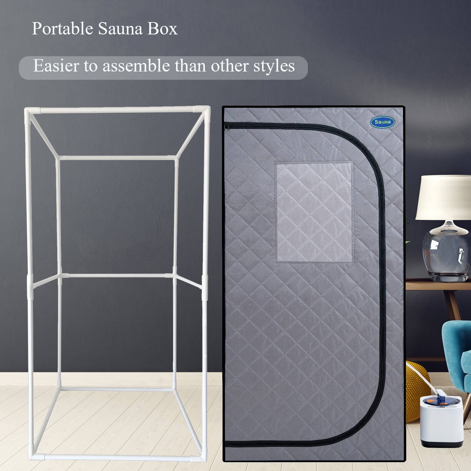 Portable Sauna Box  
Easier to assemble than other styles