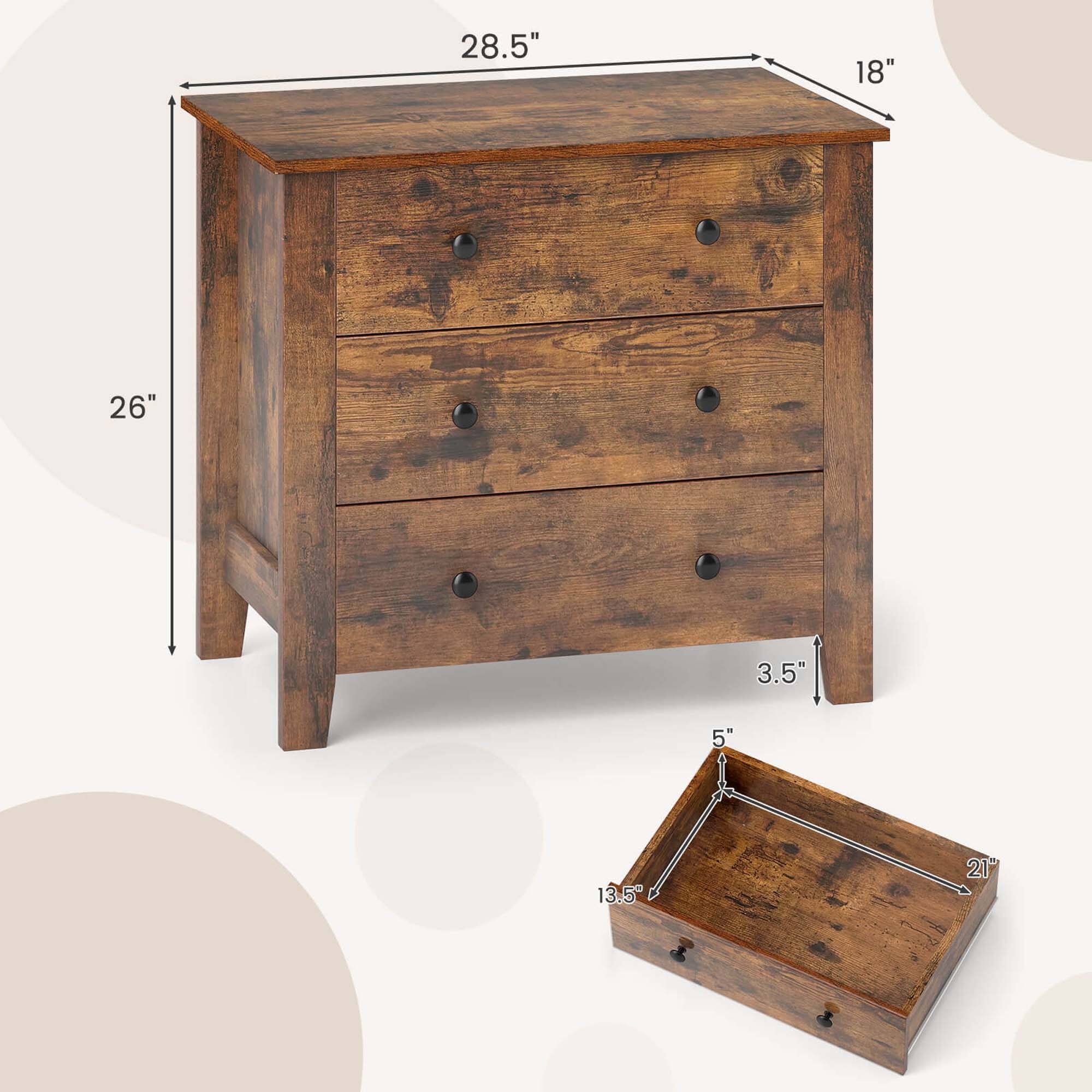 28.5" x 18" x 26"  
3.5"  
5" x 13.5" x 21"