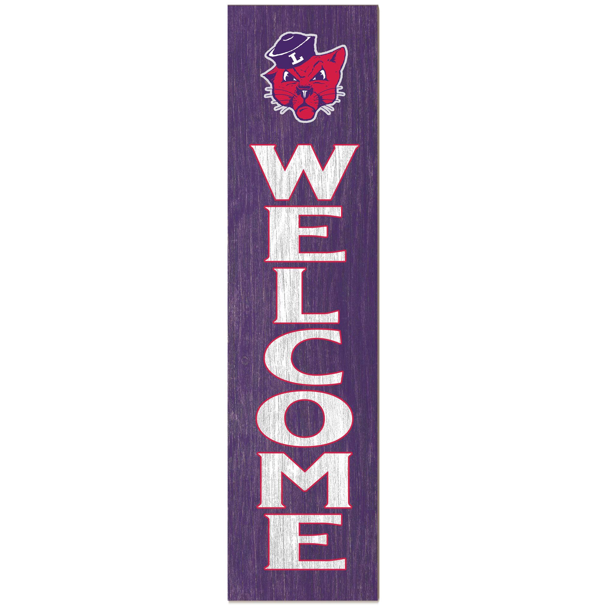 Linfield Wildcats 12'' x 48'' Outdoor Leaner Welcome Sign