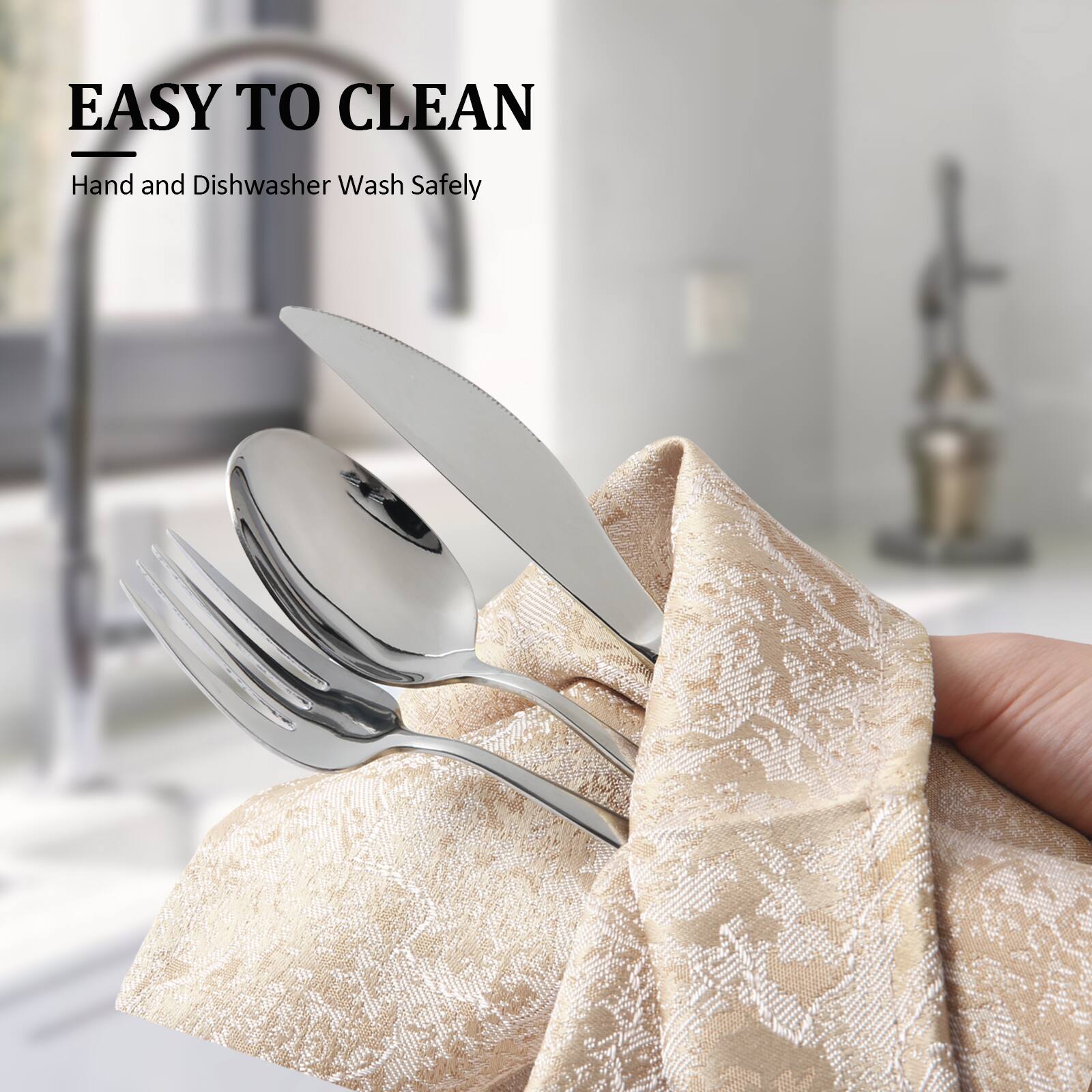 EASY TO CLEAN  
Hand and Dishwasher Wash Safely