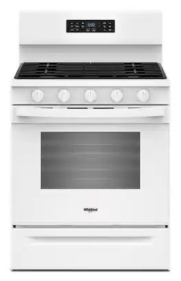 Whirlpool - 5.0 Cu. Ft. Freestanding Gas Range with Air Cooking Technology - White