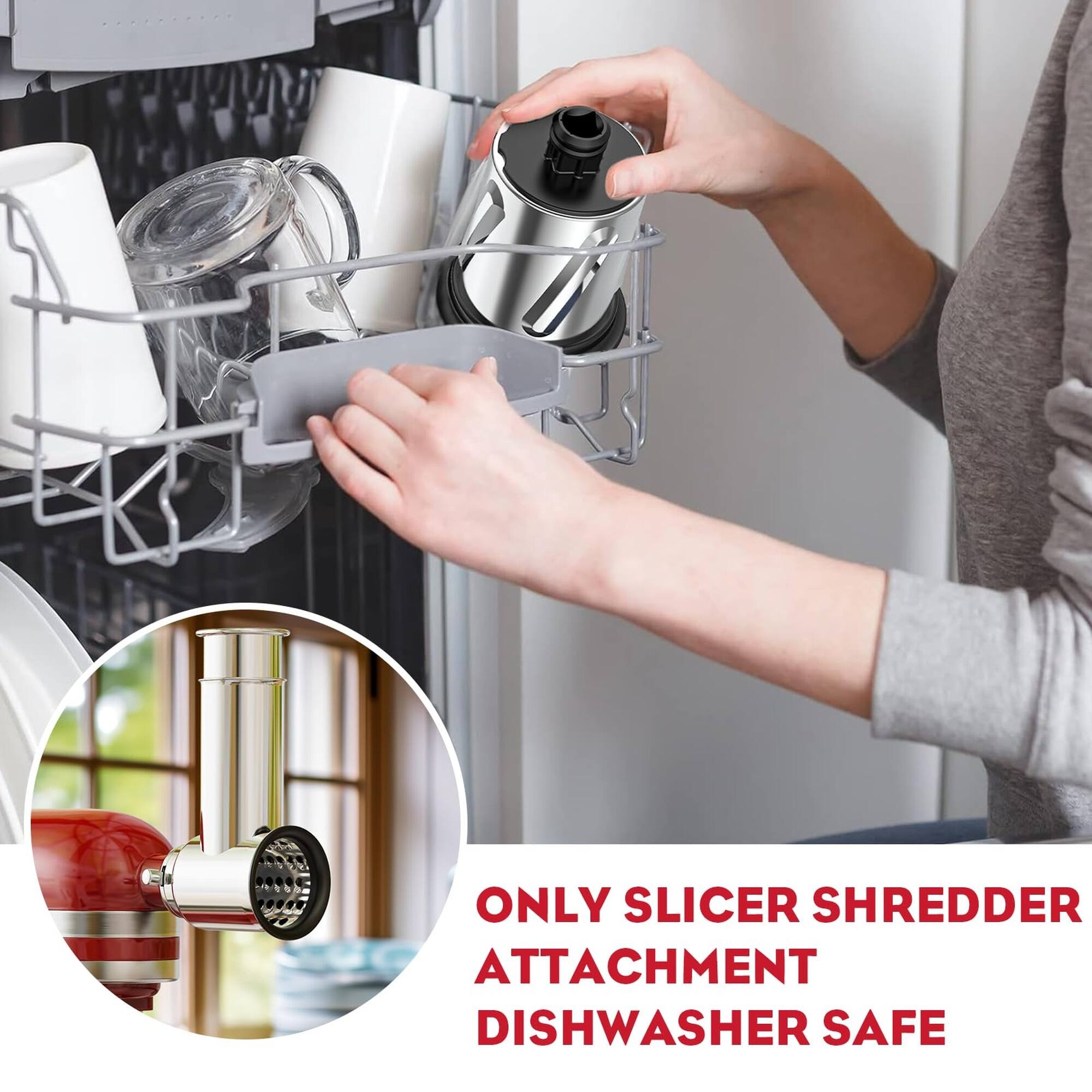 ONLY SLICER SHREDDER ATTACHMENT DISHWASHER SAFE