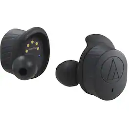 Audio-Technica - ATH-SPORT7TWBK SonicSport Wireless In-Ear Headphones - Black