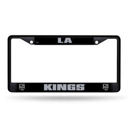 Rico Industries - Los Angeles LA Kings NHL Black Metal License Plate Frame - Multi