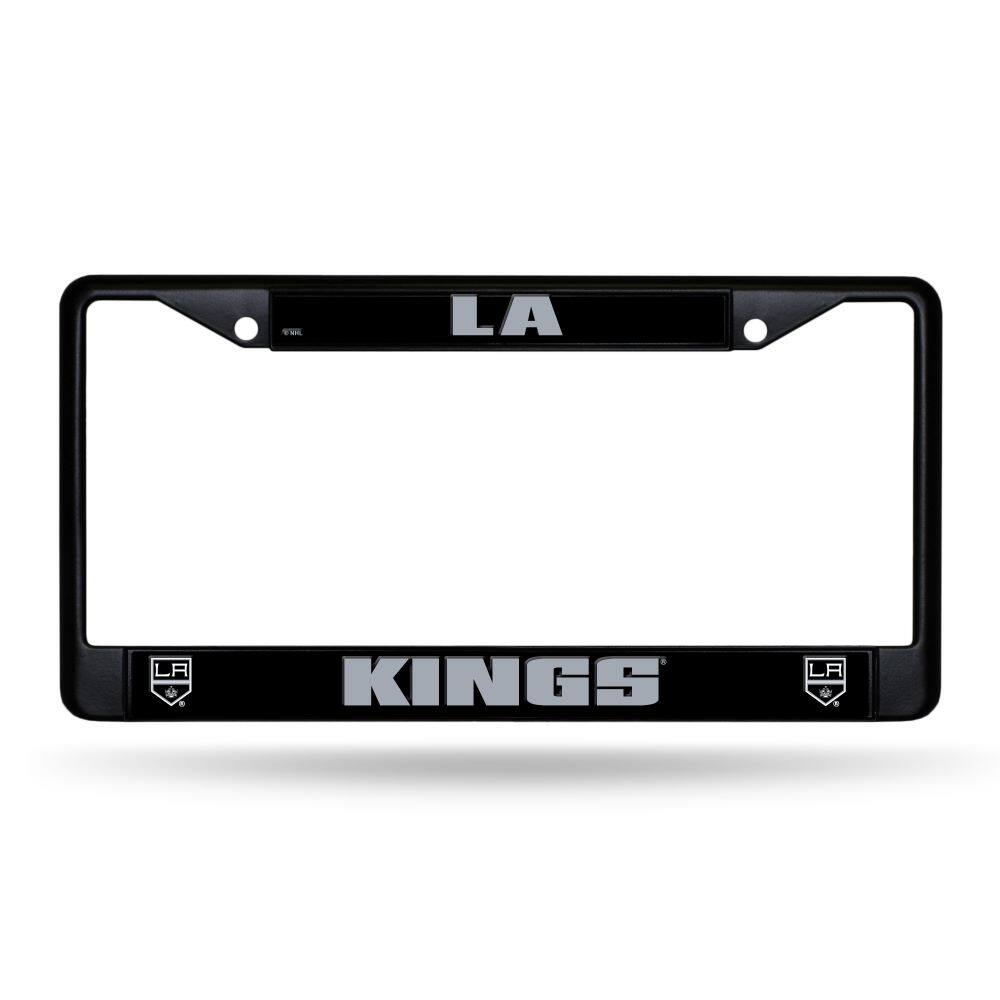 Los Angeles LA Kings NHL Black Metal License Plate Frame