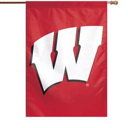 WinCraft - Wisconsin Badgers 28" x 40" Big Logo Single-Sided Vertical Banner - Multicolor