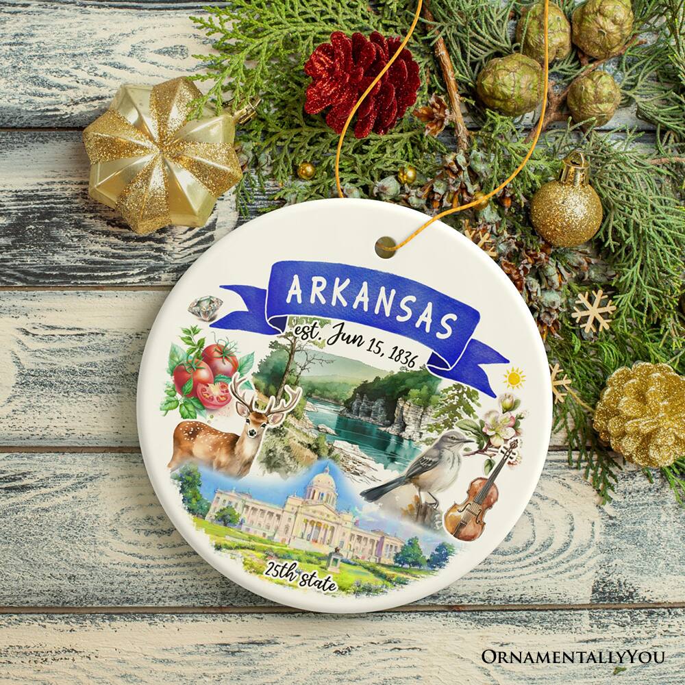 ARKANSAS  
est. Jun 15, 1836  
25th state  

ORNAMENTALLY YOU