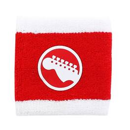 Crowded Coop - Scott Pilgrim Red & White Guitar Athletic Wristband - Red/White
