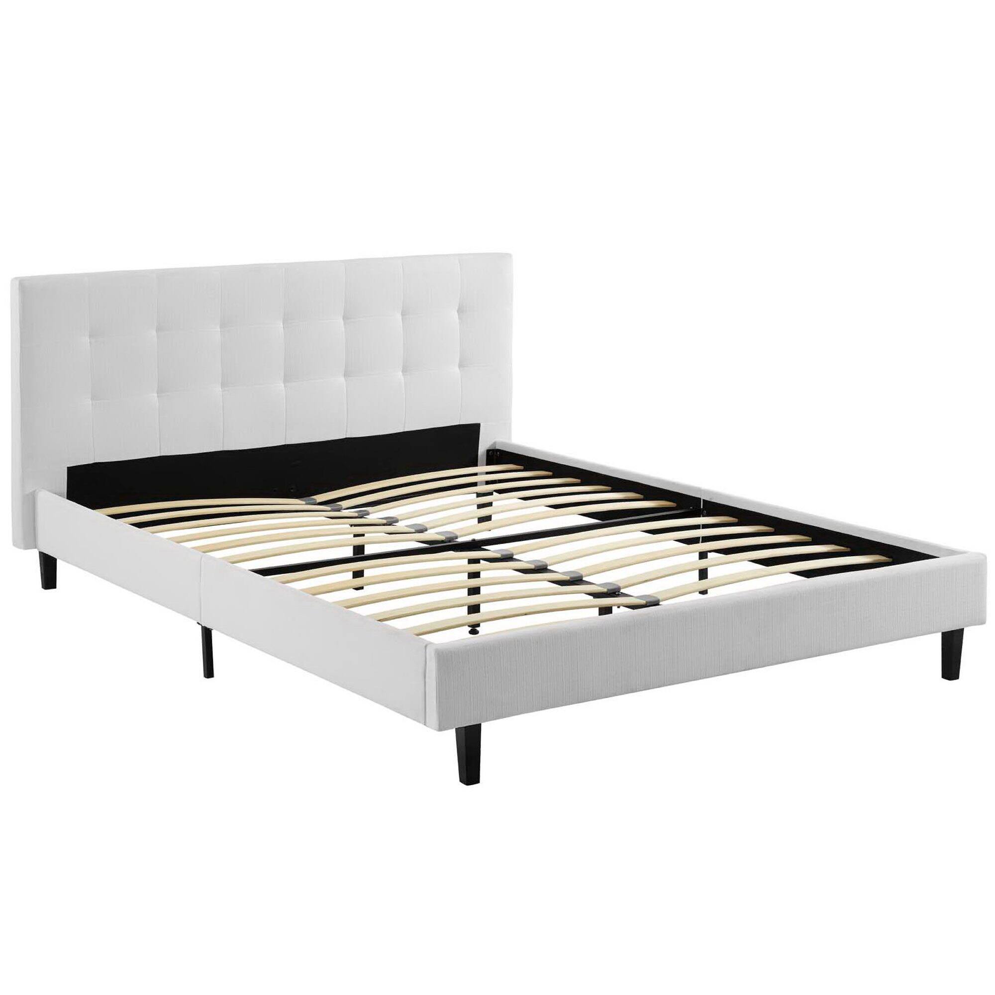 Left. Modway - Corinne Twin Bed Frame - White.