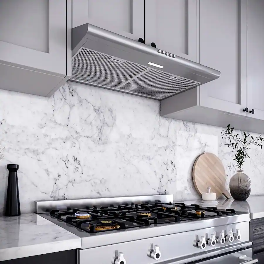 Streamline 30 inches Recirculating Under cabinet Range Hood Brushed ...