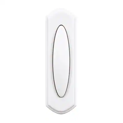 Front. HEATH ZENITH - Heath Zenith Plastic Wireless Pushbutton Doorbell.