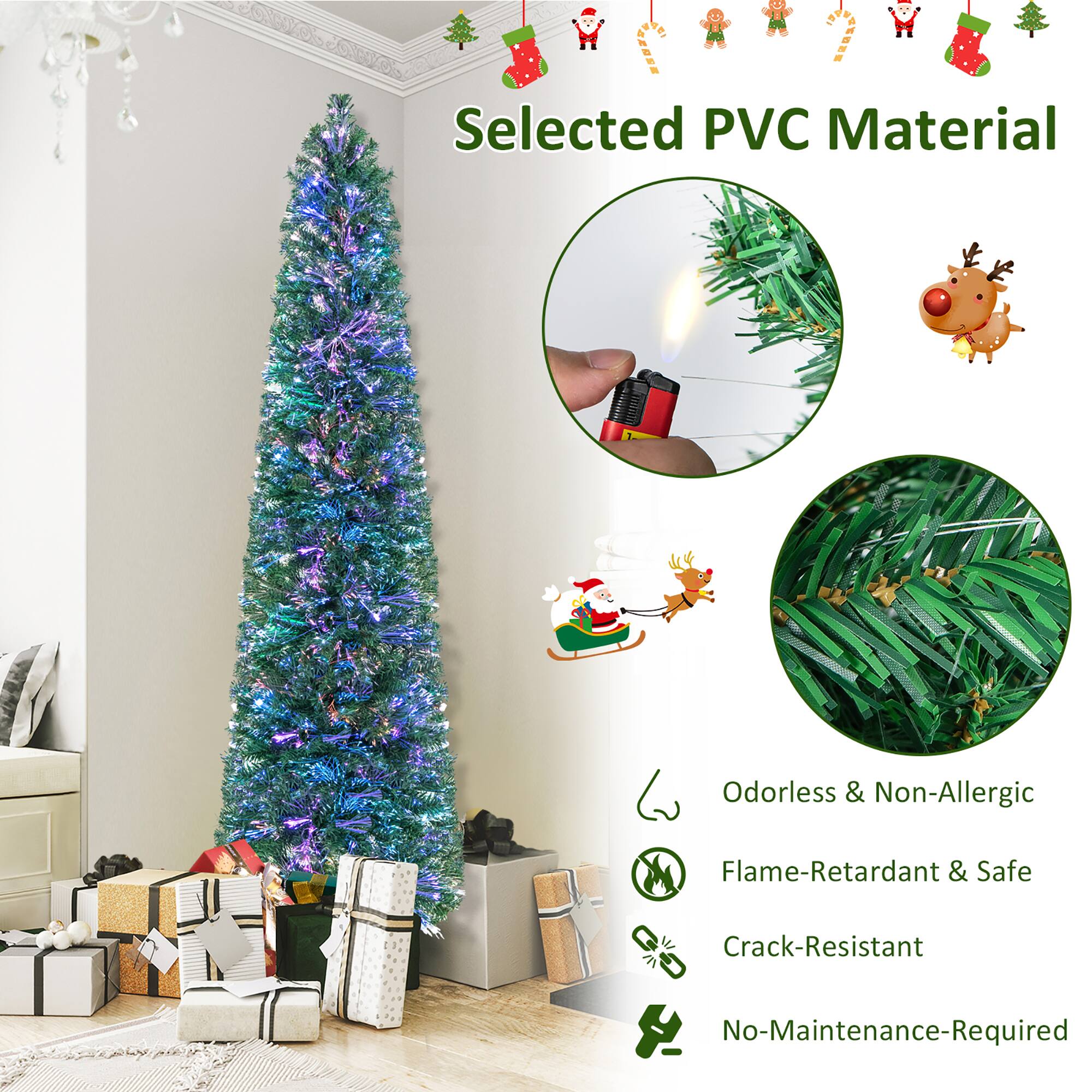 Selected PVC Material

- Odorless & Non-Allergic
- Flame-Retardant & Safe
- Crack-Resistant
- No-Maintenance-Required