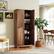 Alt View 1. Homcom - 72" Farmhouse Pantry Cabinet - Brown.