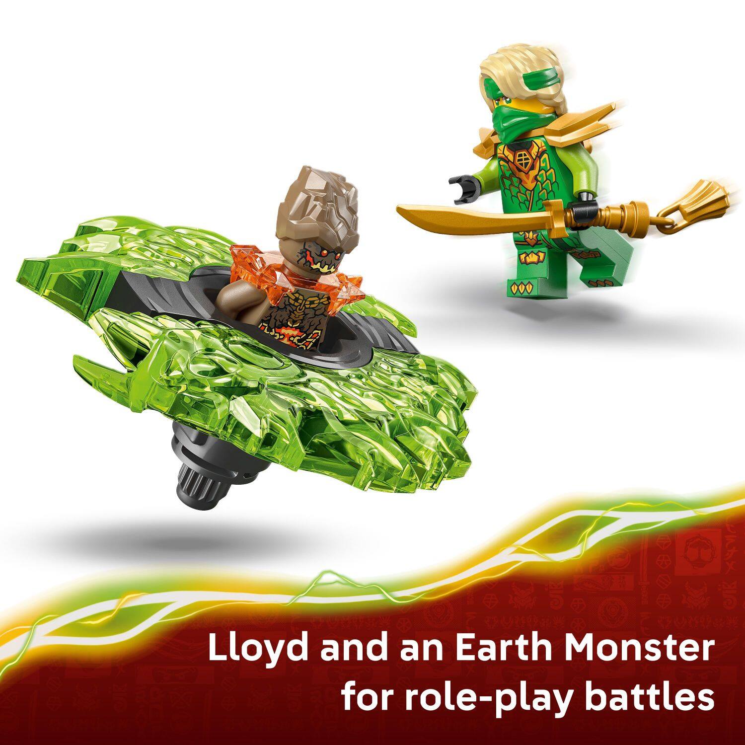 LEGO NINJAGO Lloyd vs. Earth Monster Spinner 71850 6581062 - Best Buy