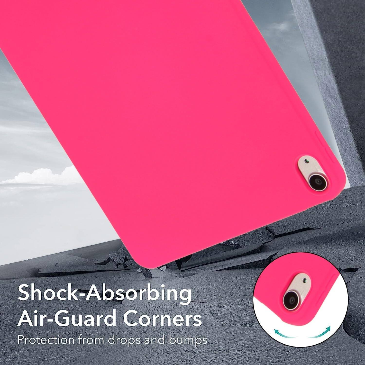 Shock-Absorbing Air-Guard Corners  
Protection from drops and bumps