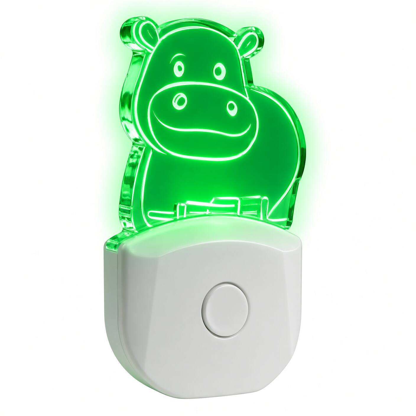 Alt View 6. MOBI - MOBI WallMate Plug-In Nightlight Safari Themed - Hippo.