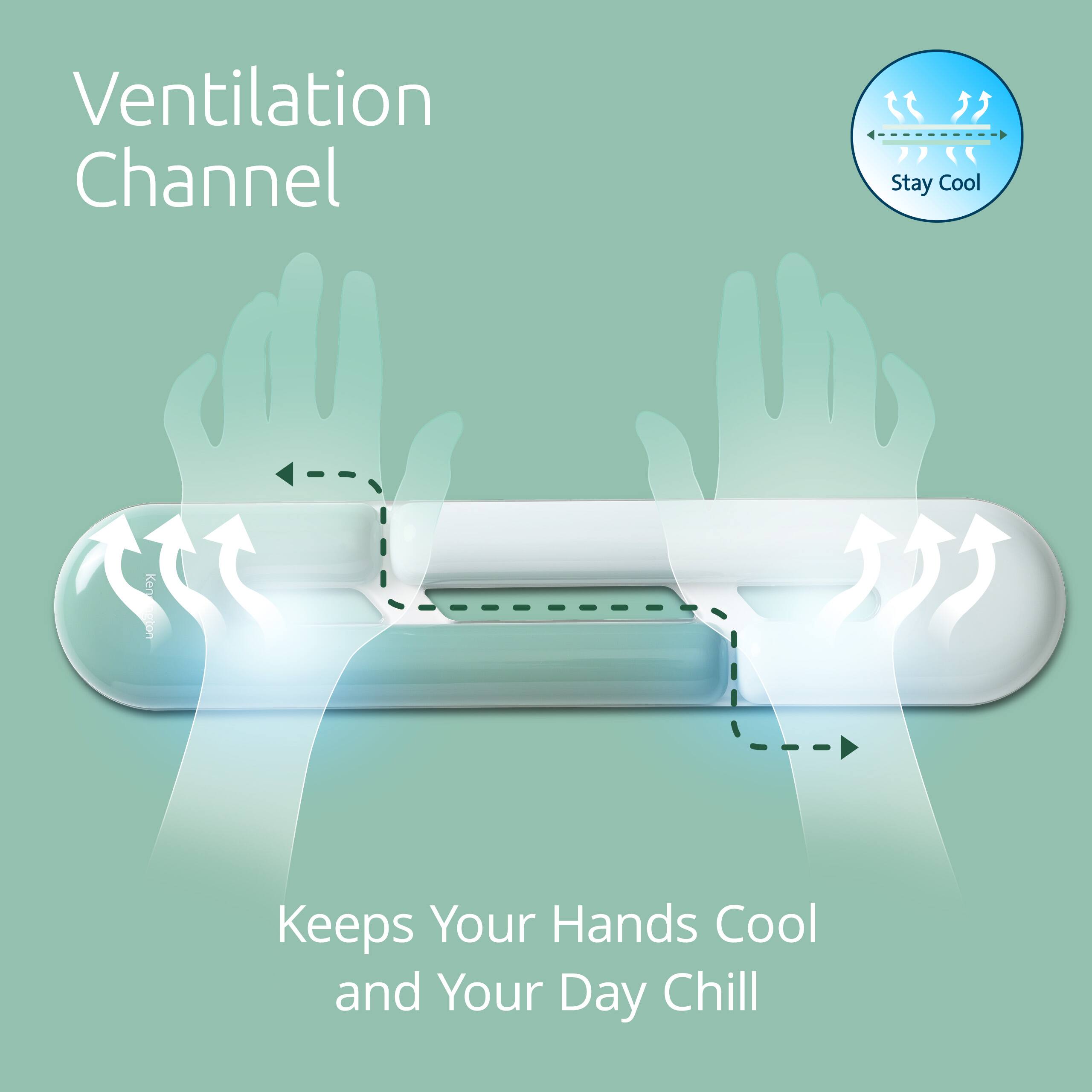 Ventilation Channel  
Stay Cool  
Keeps Your Hands Cool and Your Day Chill