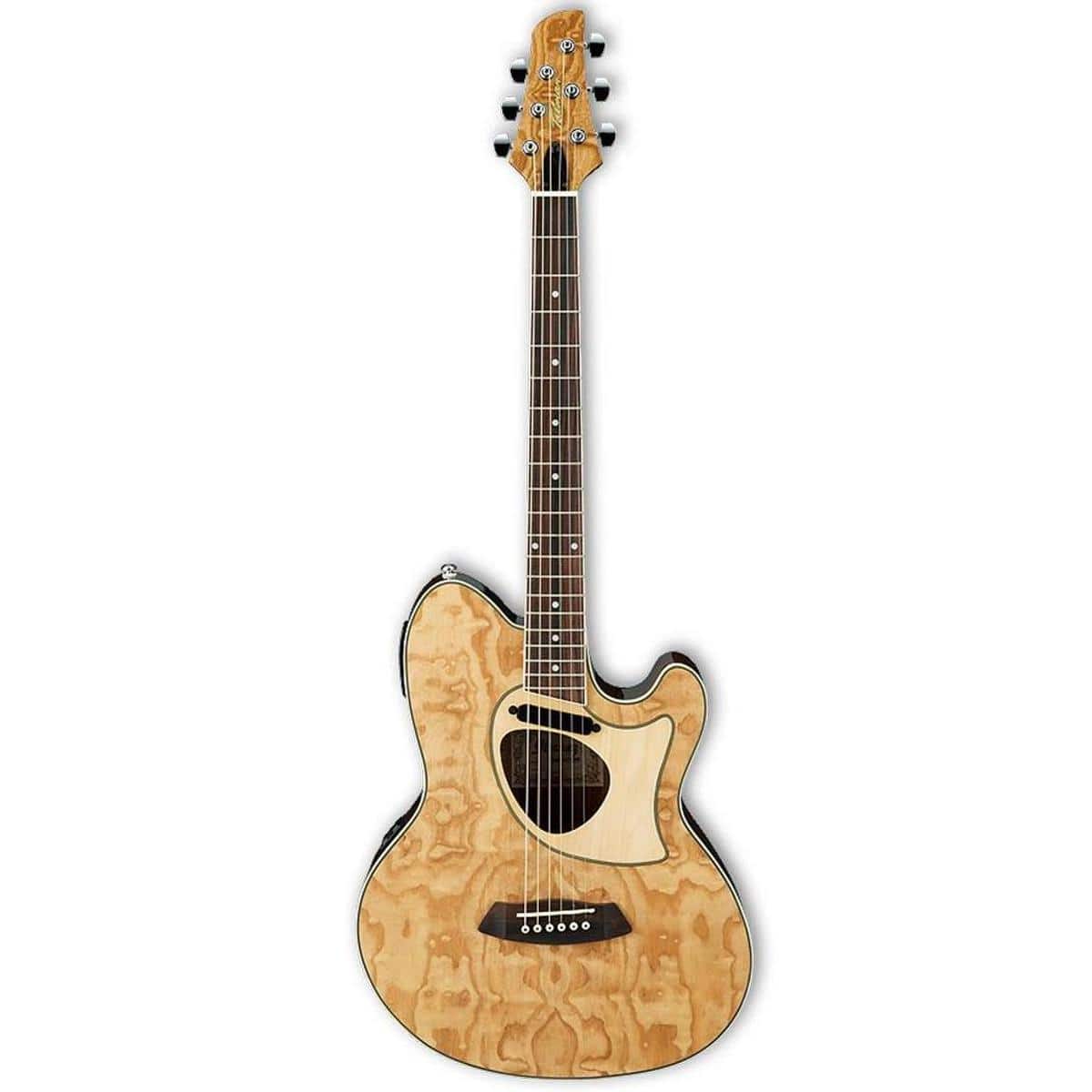 Ibanez - Talman Series TCM50 Acoustic Electric Guitar with Figured Ash Top, Mahogany Back and Sides, 20 Frets, Mahogany price history on PriceWatchPro