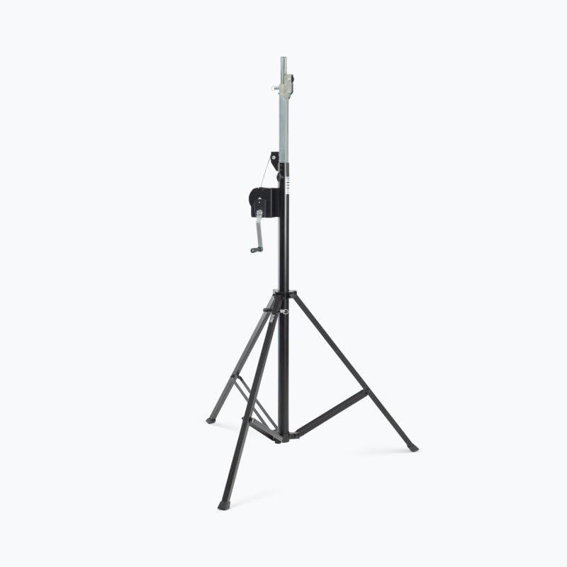 Alt View 8. On Stage Stands - On-Stage LS9900B Crank Up Lighting Stand - Black.