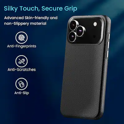 Entronix Case Compatible with iPhone 17 Pro - Anti-Slip Rugged Shockproof Cover Navy Blue Entronix Case Compatible with iPhone 17 Pro - Anti-Slip Rugged Shockproof Cover Navy Blue
