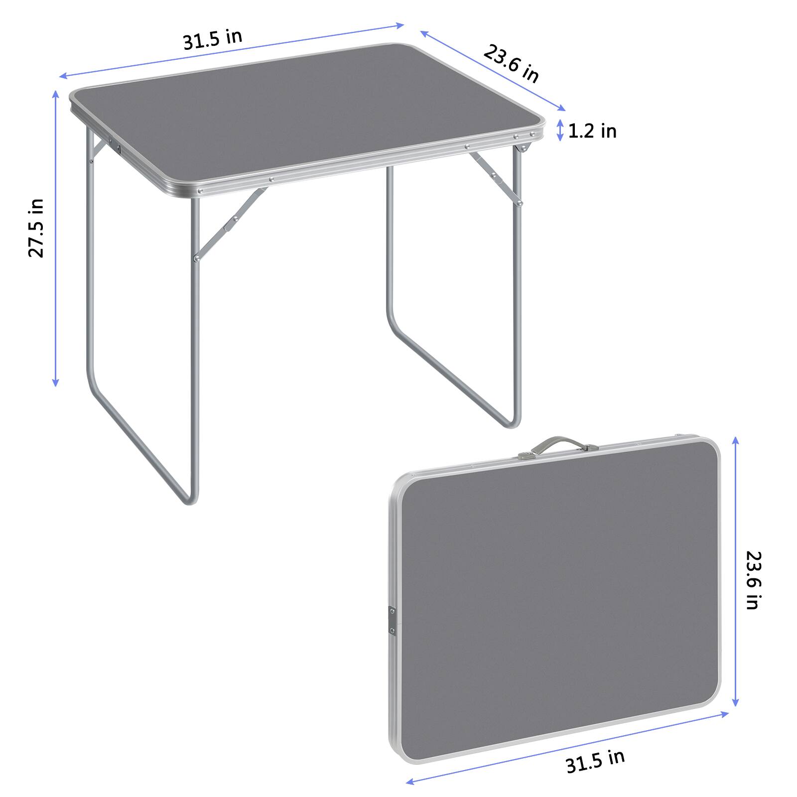 31.5 in  
23.6 in  
1.2 in  
27.5 in  
23.6 in  
31.5 in
