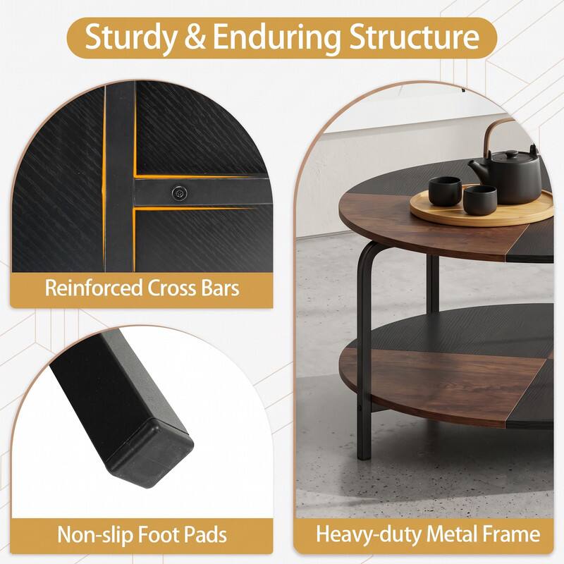 Sturdy & Enduring Structure  
Reinforced Cross Bars  
Non-slip Foot Pads  
Heavy-duty Metal Frame