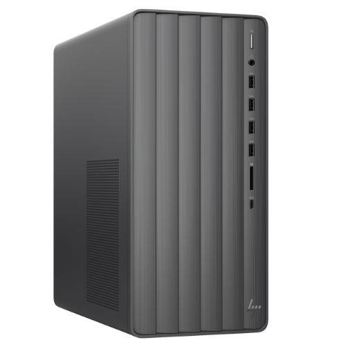 Alt View 1. HP - ENVY TE01-5100T Intel Core i5-14400F 1.8 GHz 16GB DDR4 512GB SSD NVIDIA GeForce RTX 3050 Windows 11 Home Desktop - Black.