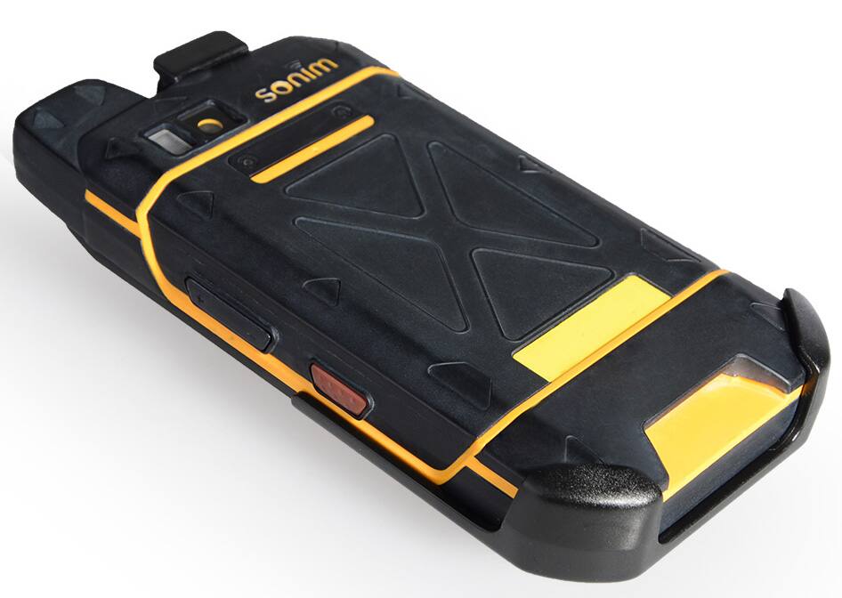 Alt View 5. Nakedcellphone - Holster Case for Sonim XP7 Phone (XP7700) - Ratchet Belt Clip - Black.