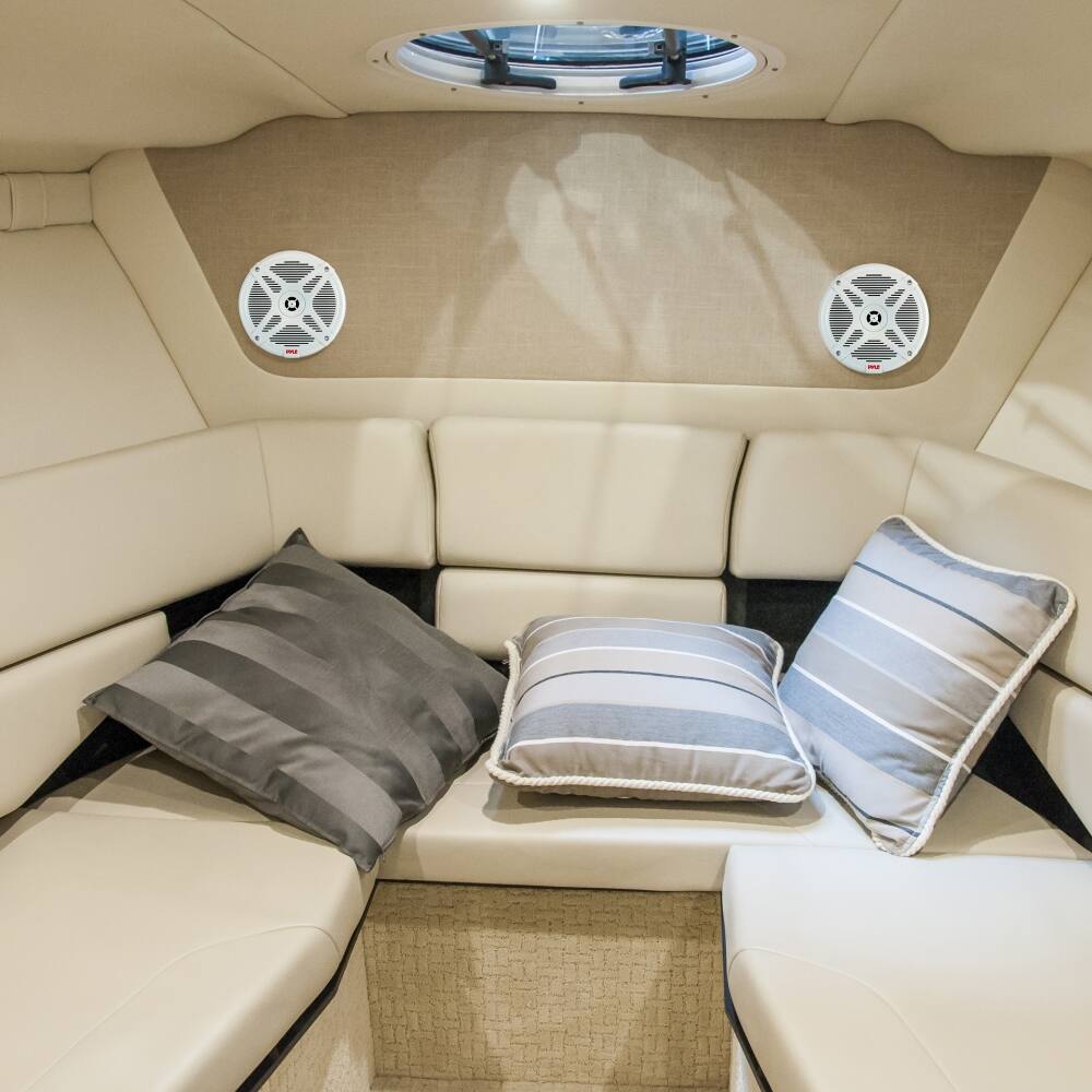 Alt View 4. Pyle - Pyle 6.5 Inch Marine Speakers - Coaxial 2-Way - None.