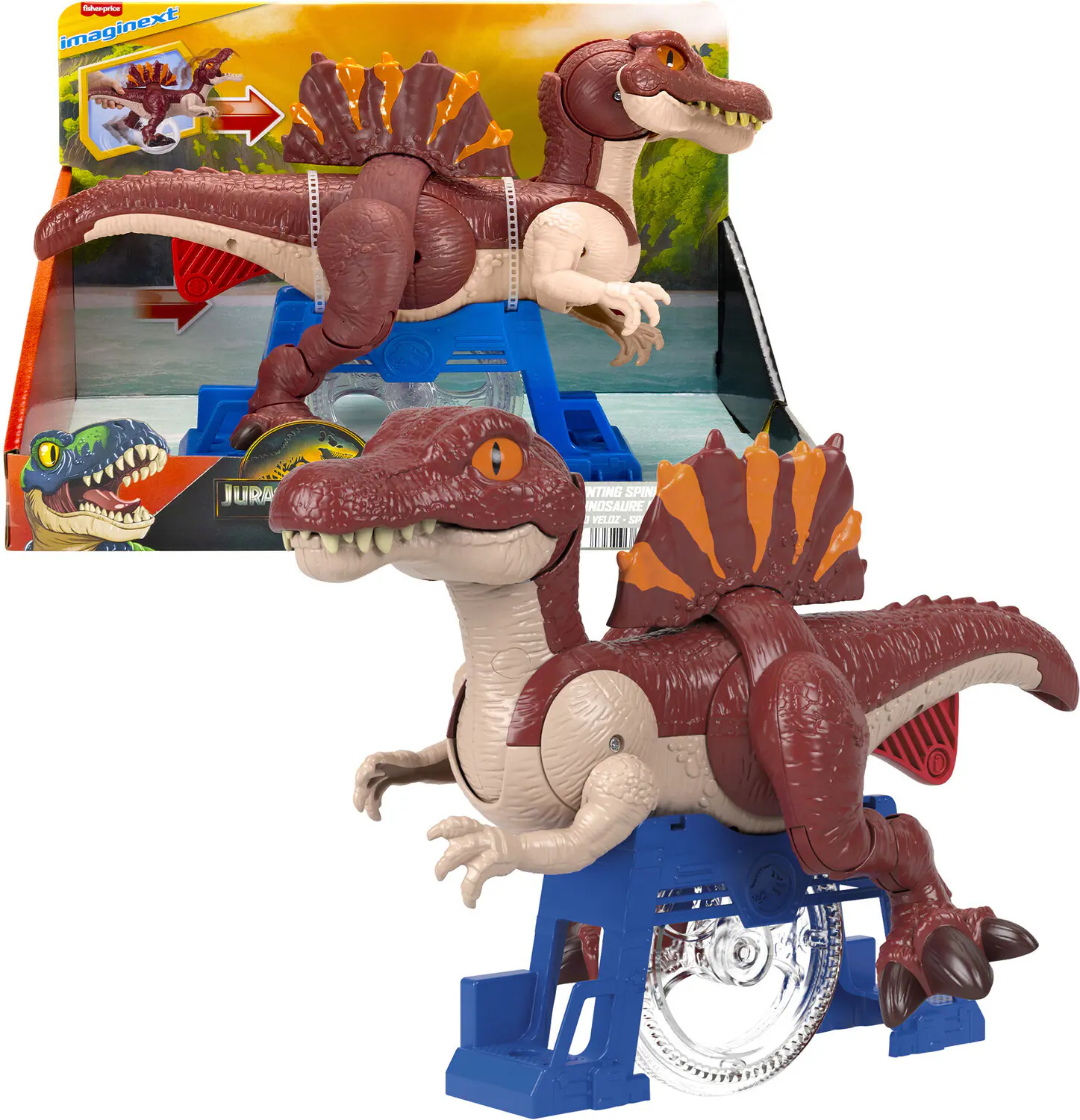 Fisher Price - Jurassic World: Rebirth Imaginext Sprinting Spinosaurus - Collectibles