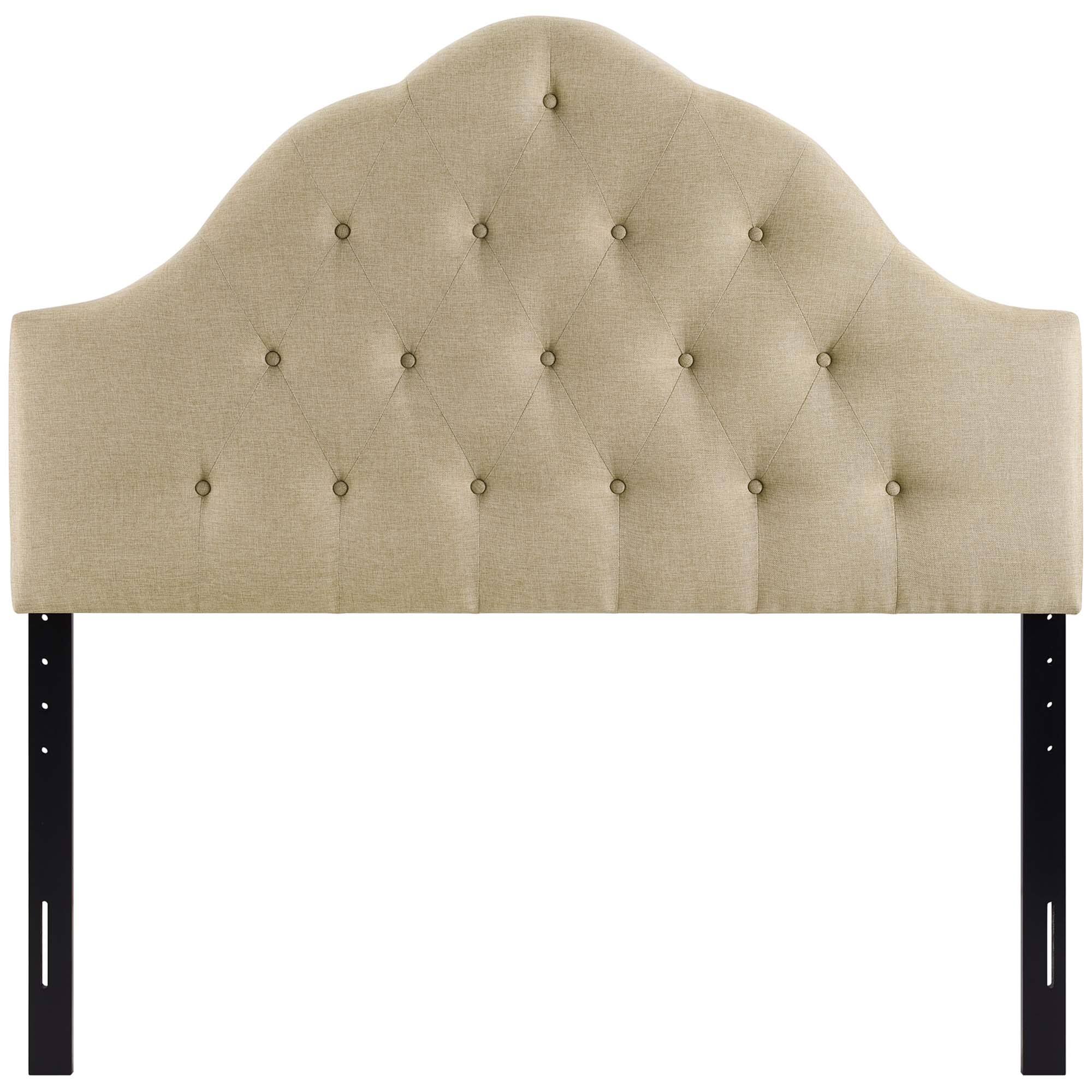 Alt View 1. Modway - Sovereign Upholstered Fabric Queen Headboard by Modway - Beige.