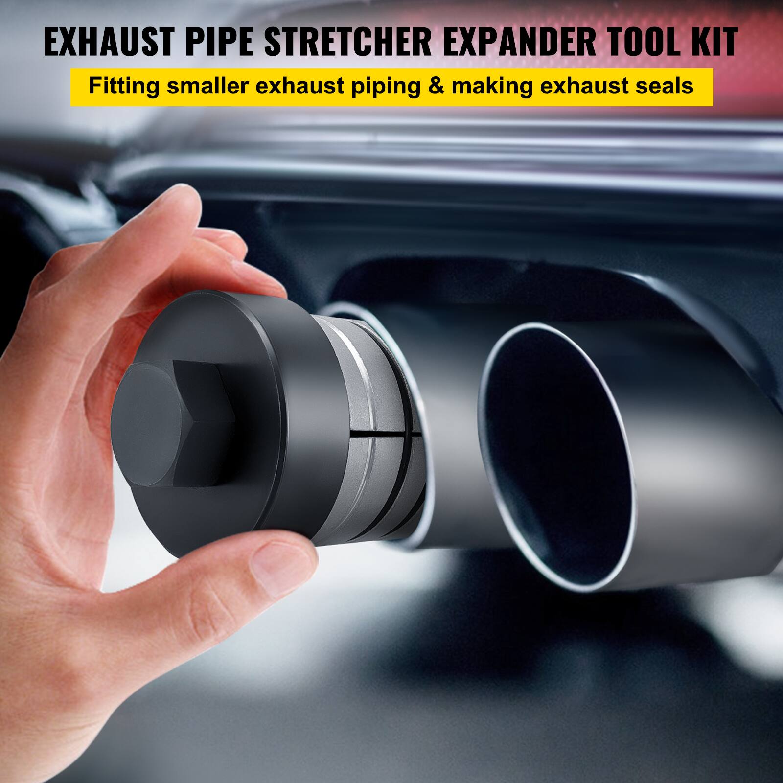 EXHAUST PIPE STRETCHER EXPANDER TOOL KIT  
Fitting smaller exhaust piping & making exhaust seals