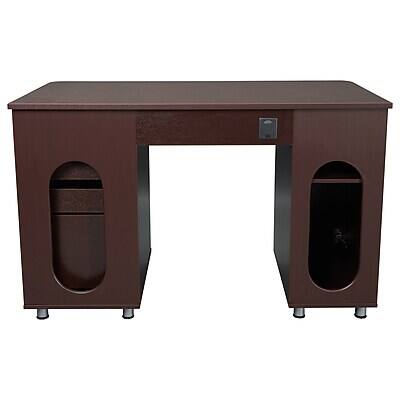 Alt View 7. Techni Mobili - 47"W Computer Desk(RTA-4985-CH36) - Chocolate.