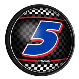 The Fan-Brand - Kyle Larson 18'' Round Slimline Illuminated Wall Sign - Multicolor