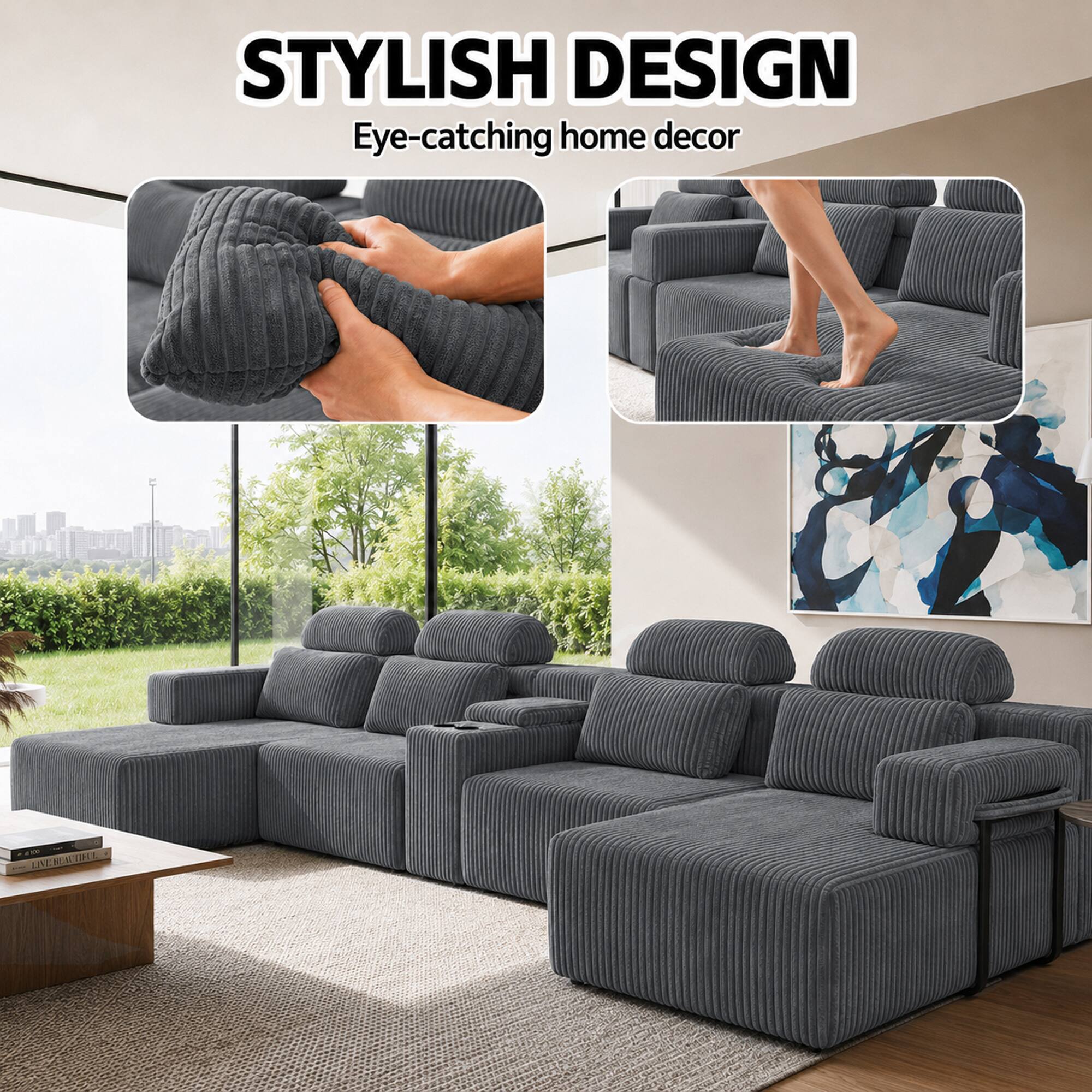 STYLISH DESIGN  
Eye-catching home decor