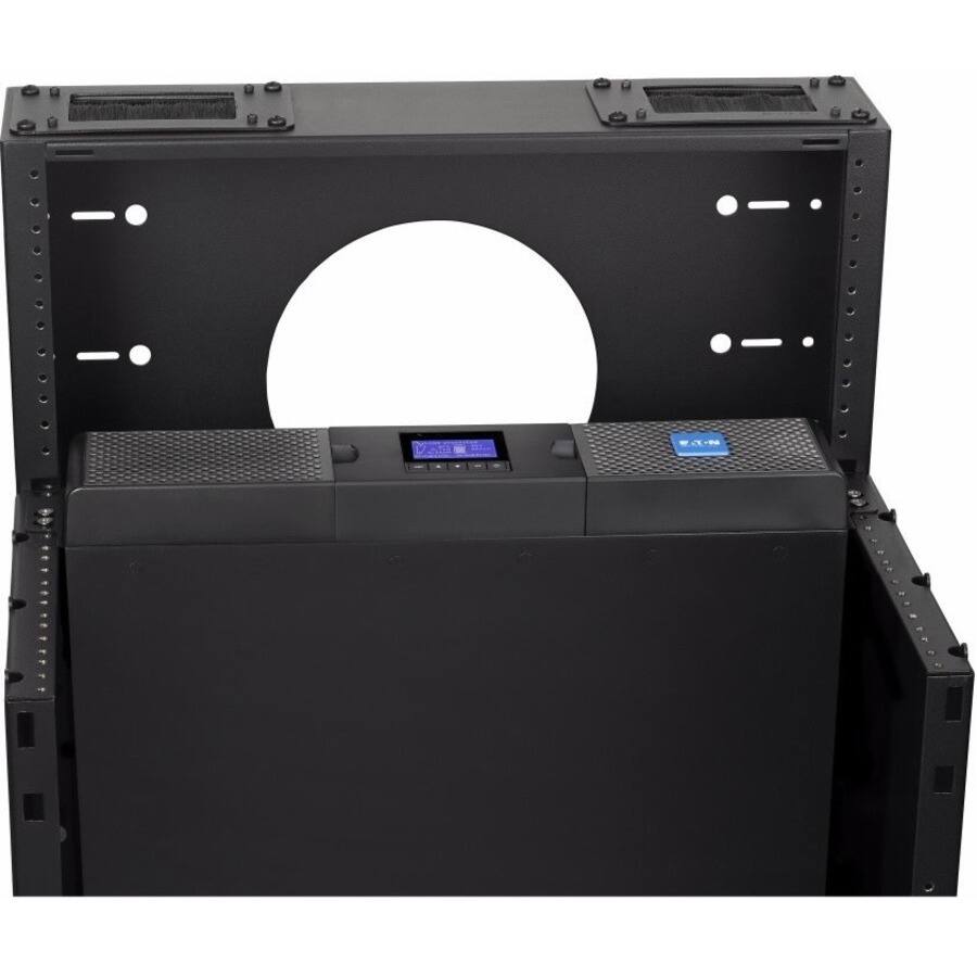 Alt View 2. Eaton - Eaton 9PX 3000VA 2700W 120V Online Double-Conversion UPS - L5-30P, 6x 5-20R, 1 L5-30R, Lithium-ion Battery, Cybersecure - Black,Silver.