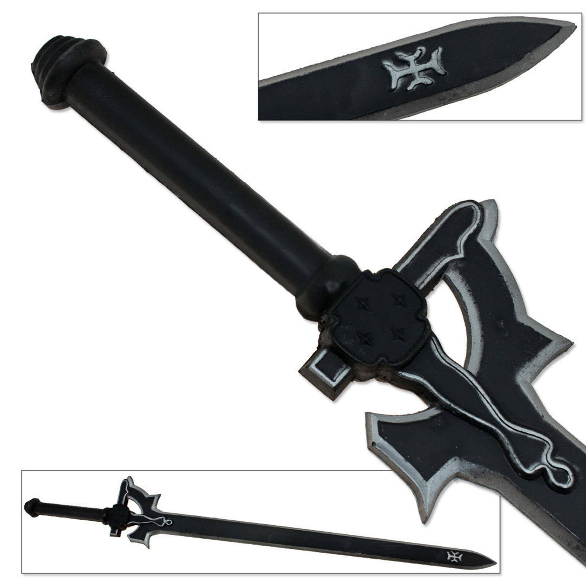 Alt View 3. Edgework Imports - Sword Art Online: Kirito Elucidator 43" Larp Foam Sword - Black.
