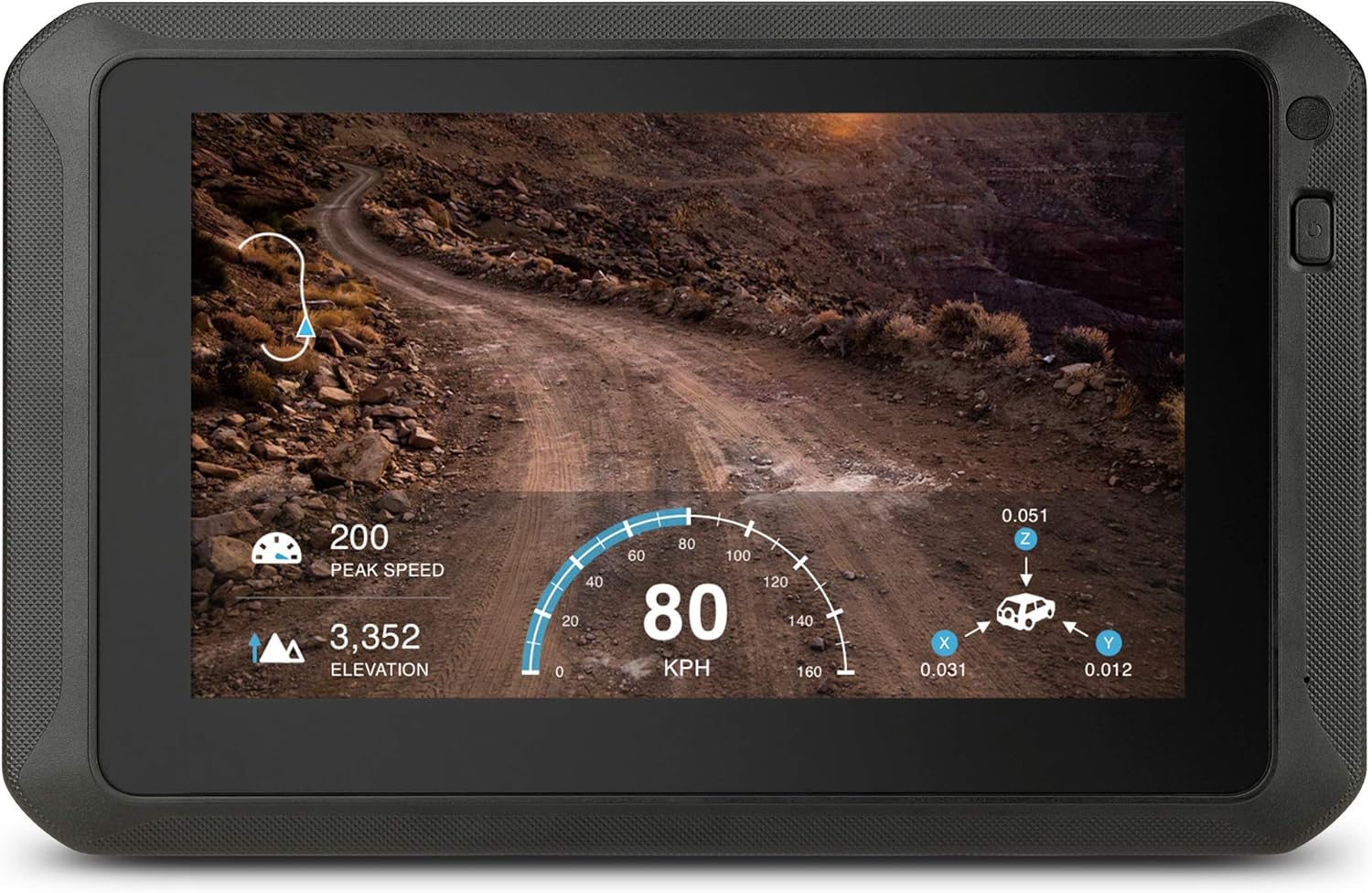 Magellan - TRX7 CS PRO Dual-Mount Trail & Street 7-Inch GPS Navigator with Rear-Facing Trail Camera