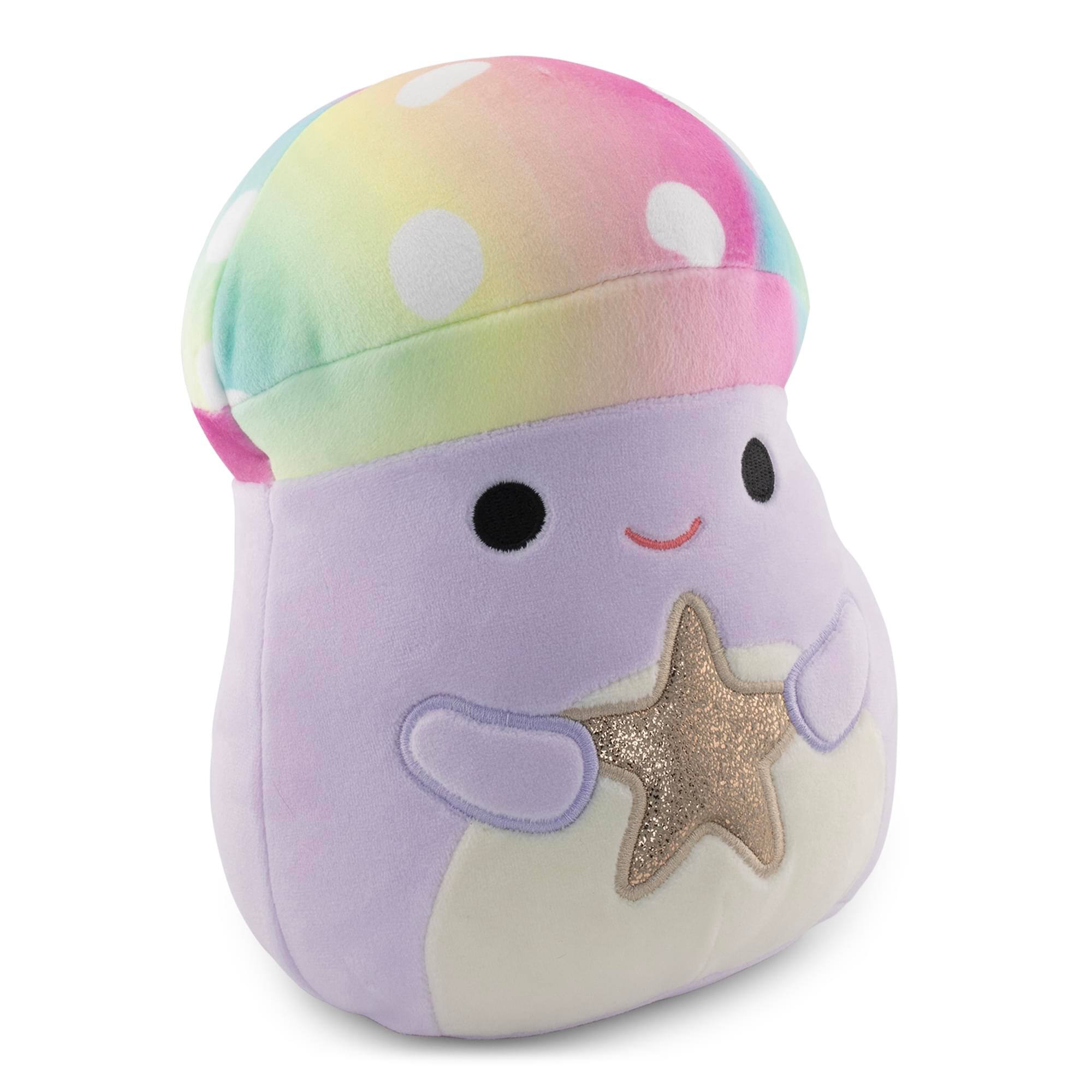 Alt View 10. Kellytoy - Squishmallows 8 Inch Plush | Mahdi The Mushroom With Star - Multi-Color.
