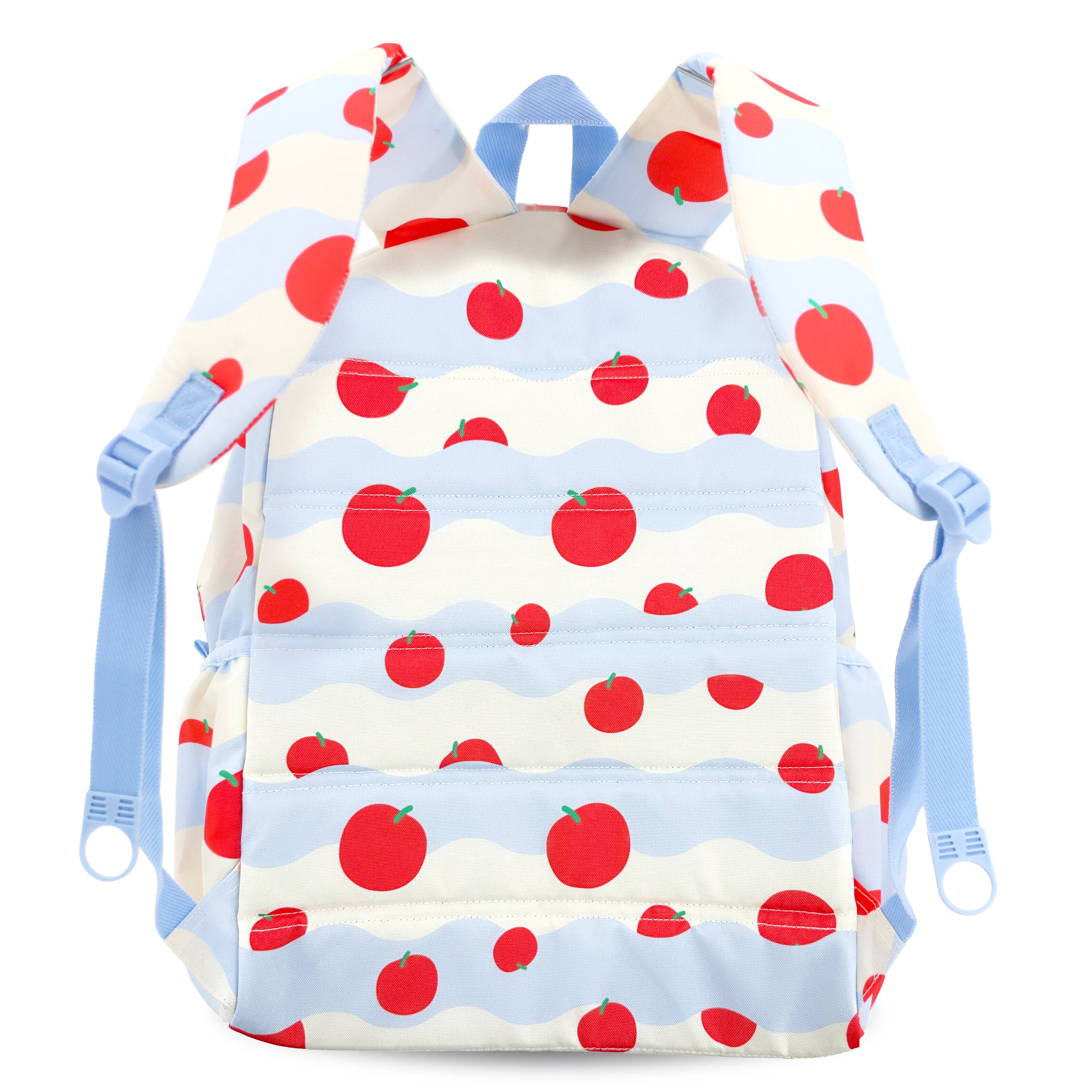 Back. J World - J World Unisex Oz 17" Daily Backpack For School And Travel - Floating Apple - FLOATING APPLE.
