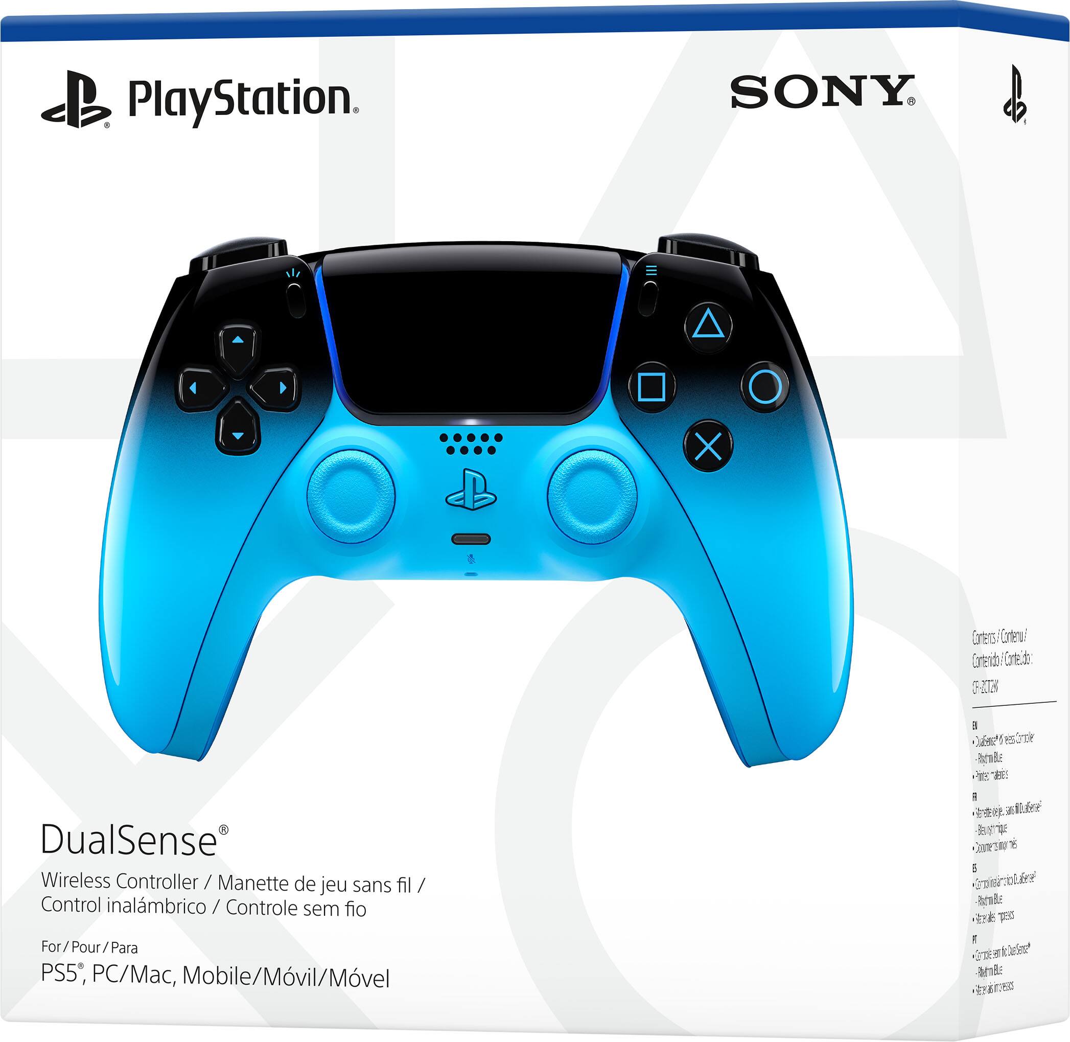 PlayStation. SONY DualSense Wireless Controller / Manette de jeu sans fil / Control inalámbrico / Controle sem fio For/Pour/Para PS5, PC/Mac, Mobile/Móvil/Movel