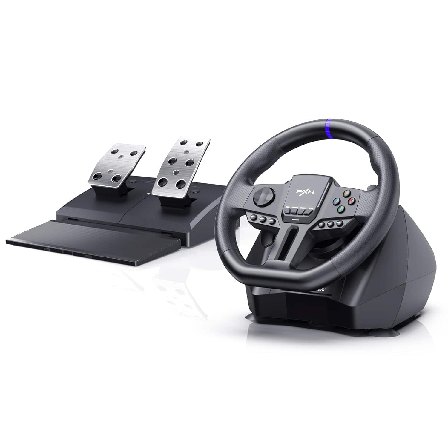 PXN - V900 Gen2 Multi-Platform, 270/900° Steering Wheel - Black