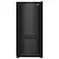 Front. Whirlpool - 18.7 Cu. Ft. Bottom-Freezer Refrigerator with Spillguard Glass Shelves - Black.