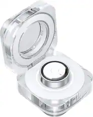 Front. Samsung - Galaxy Ring Charging Case Size 15 - White.