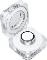 Samsung - Galaxy Ring Charging Case Size 8 - White - Front_Zoom