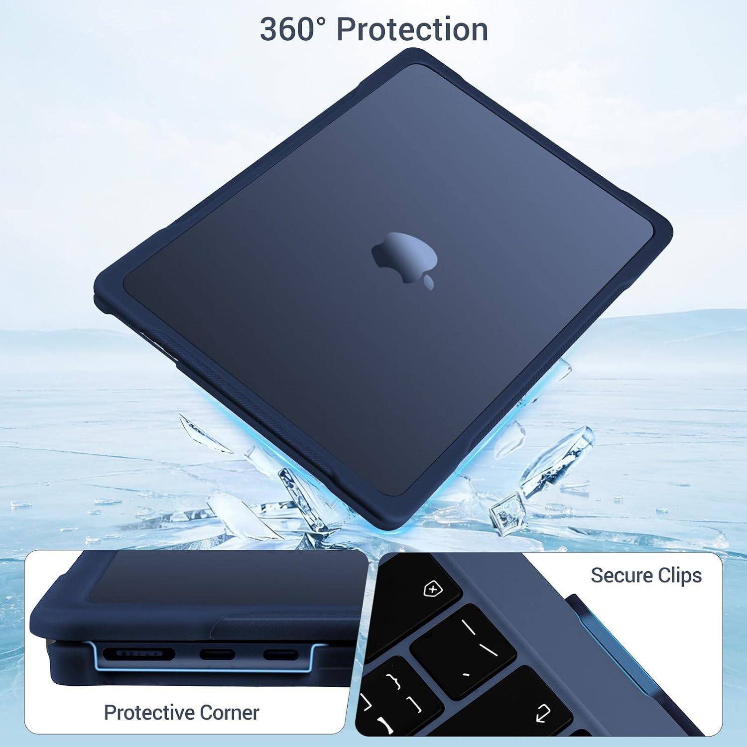360° Protection  
Secure Clips  
Protective Corner