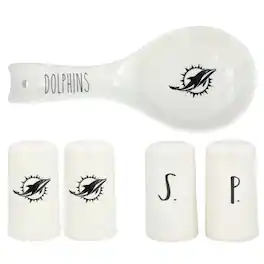 The Memory Company - Miami Dolphins 3-Piece Artisan Kitchen Gift Set - Multicolor