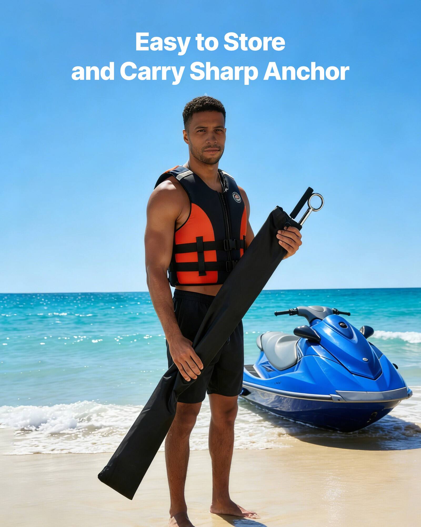 Easy to Store and Carry Sharp Anchor