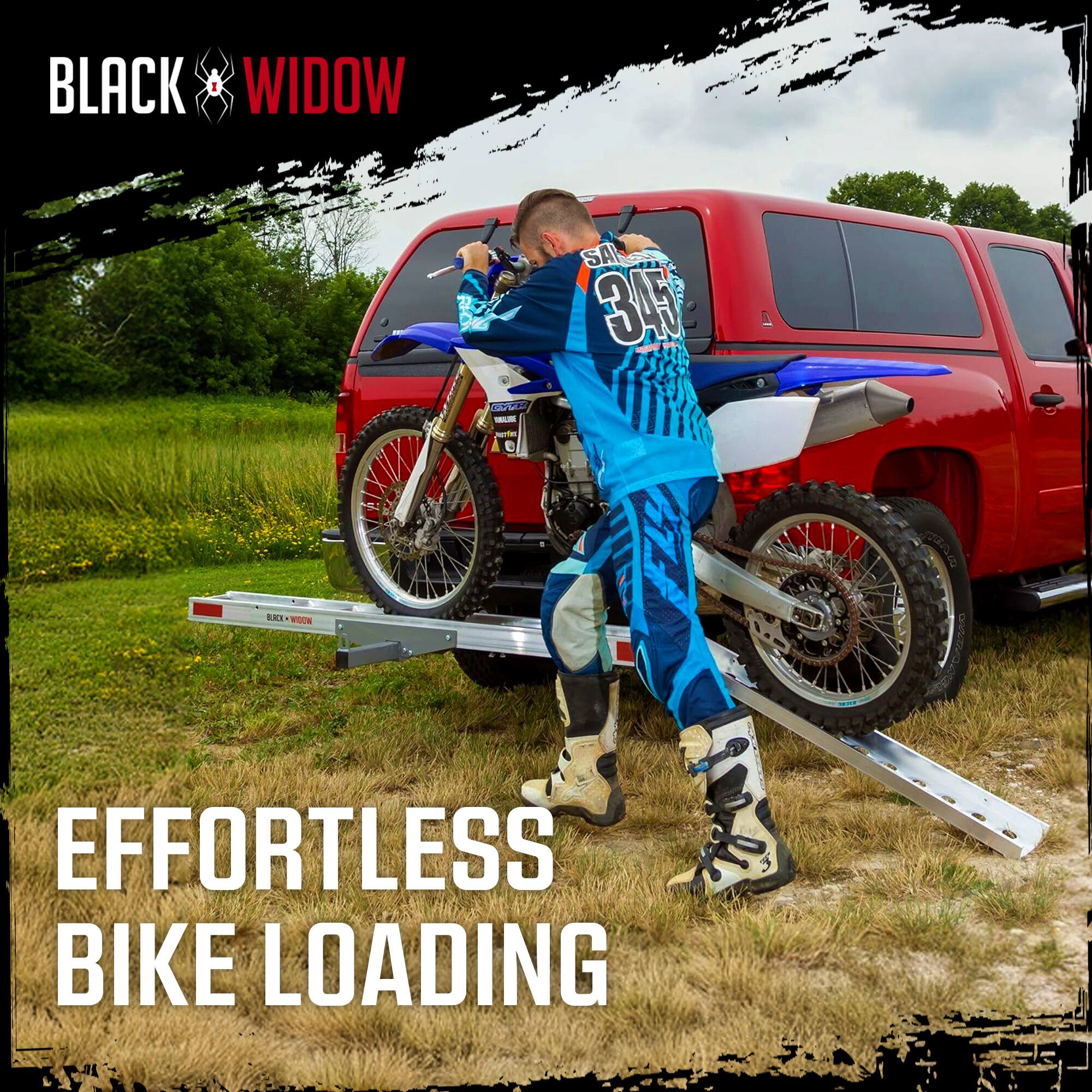 BLACK WIDOW  
EFFORTLESS BIKE LOADING