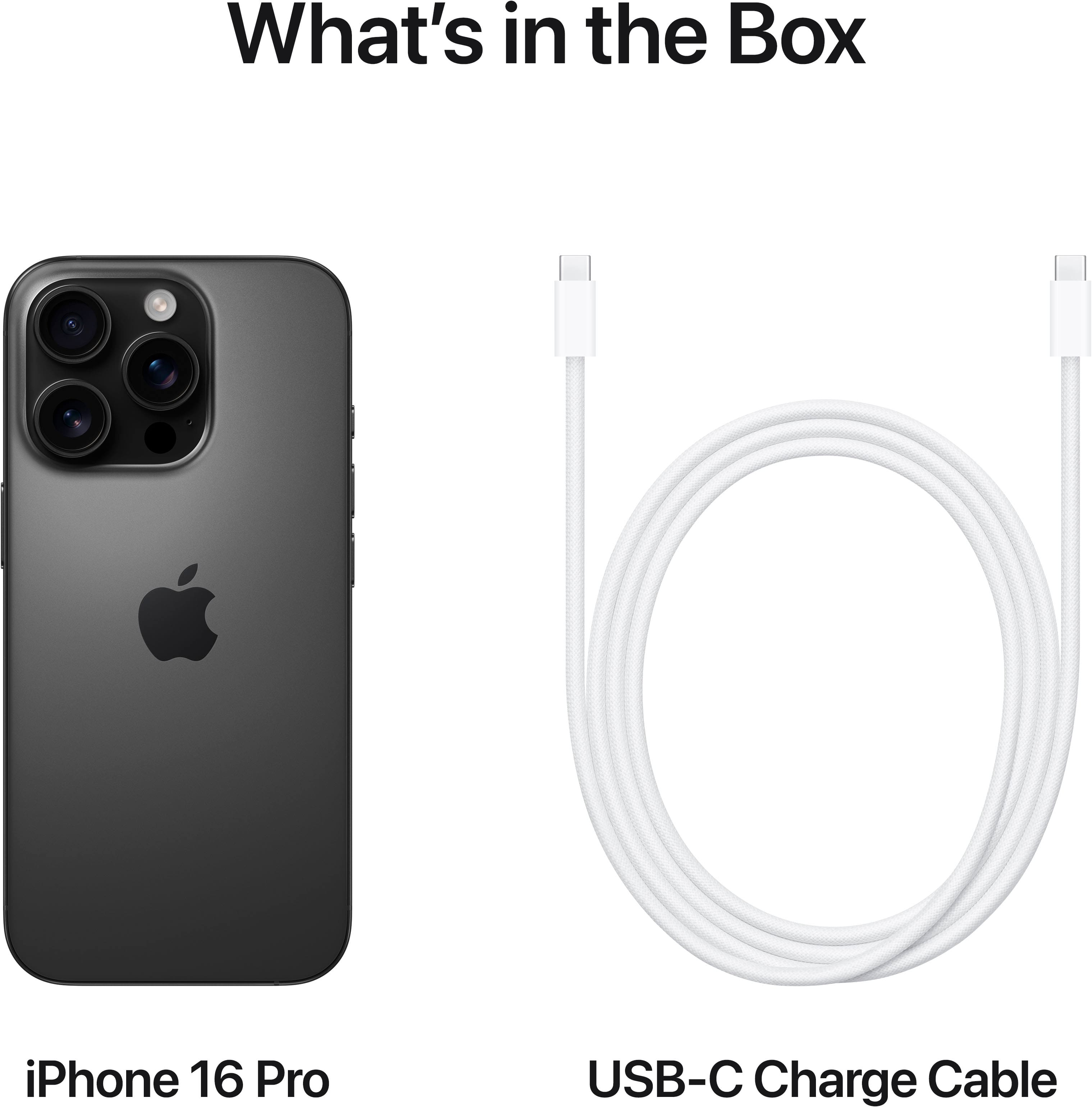 What's in the Box: iPhone 16 Pro USB-C Charge Cable